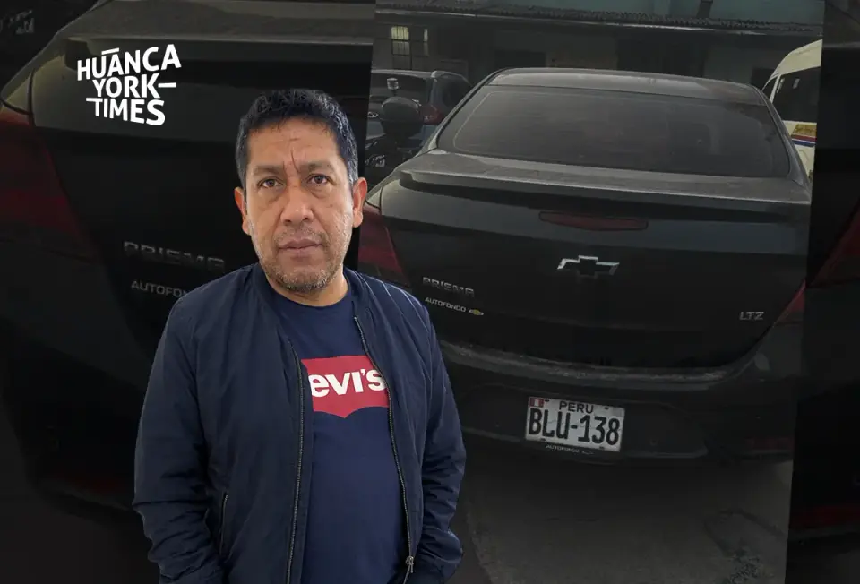 Suboficial PNP de Disciplina detenido por conducir ebrio y chocar en Huancayo