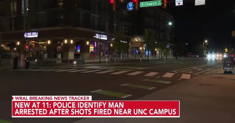Man charged after firing gun on W. Franklin Street near UNC campus