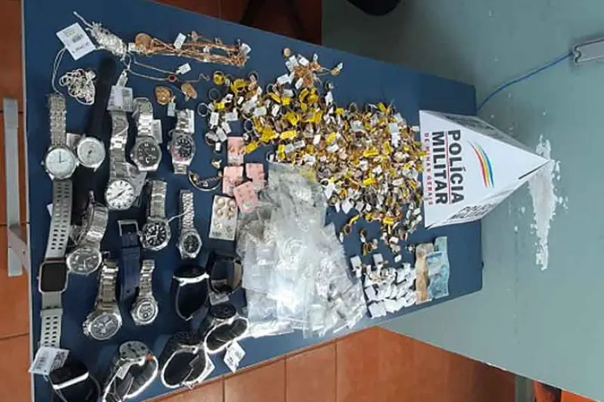Homem preso em flagrante após furtar joalheria no Partage Shopping em Poços de Caldas