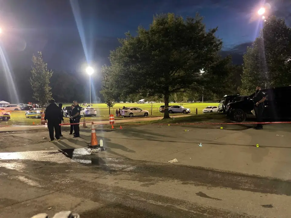 Girl, 12, shot dead at youth football game in Baltimore; 3 adults wounded