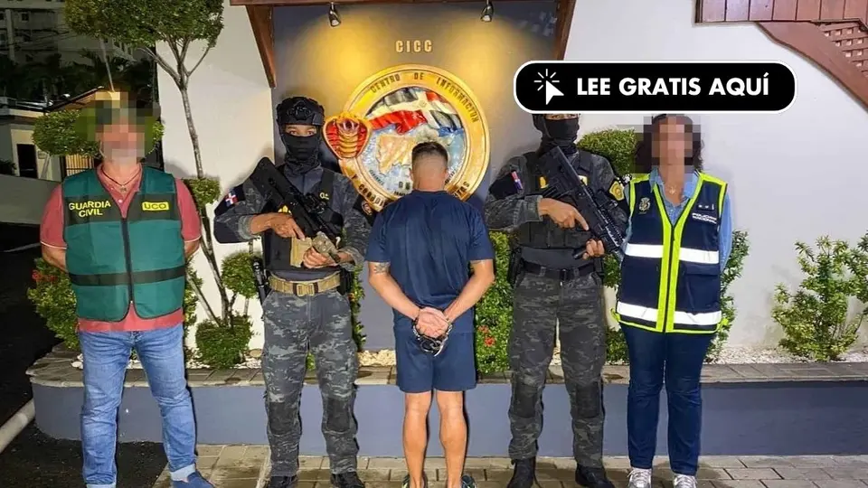 Fugitivo español detenido en Punta Cana por narcotráfico y lavado de activos