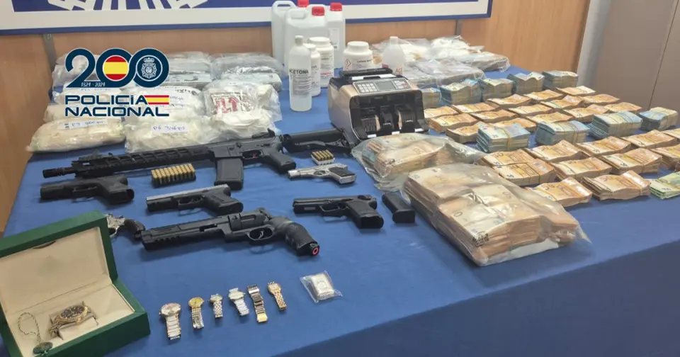 Anti-drugs operation dismantles criminal network in the Levant: 28 arrests and half a million euros seized