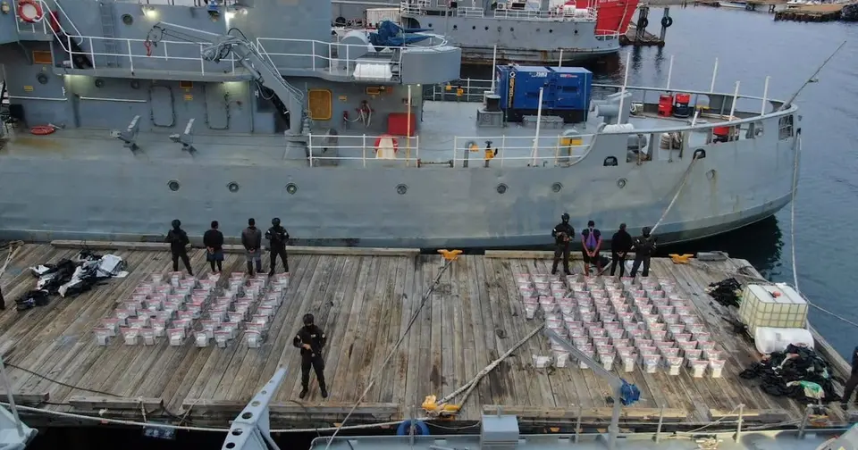 749 paquetes de cocaína decomisados frente a Baní; EE.UU. felicita a RD