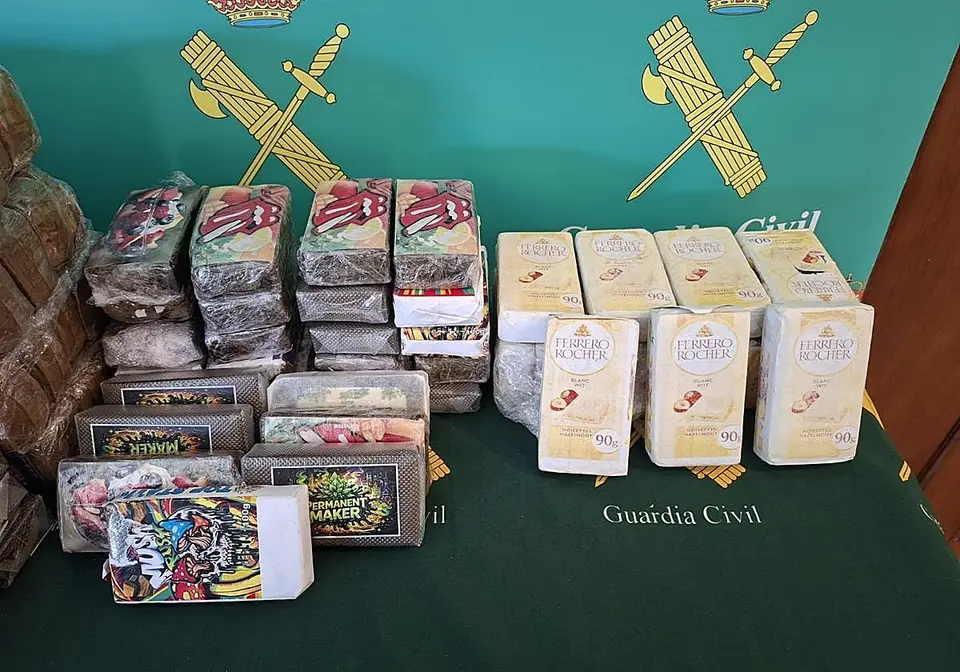 Desmantelada banda de tráfico de droga en Mieres y León tras operación de la Guardia Civil