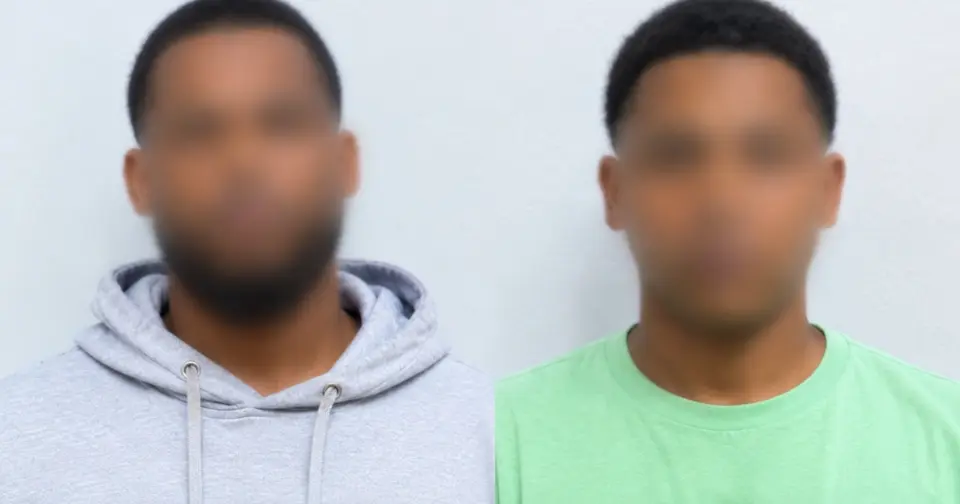 Detained "Lebrón" and "Tatuaje" for armed robbery in Villa González, Santiago