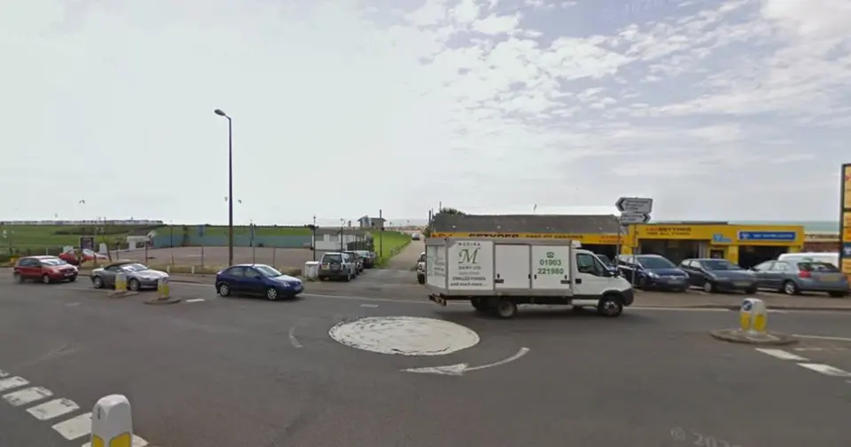 Two men arrested after armed man approaches drivers in Lancing, Sussex