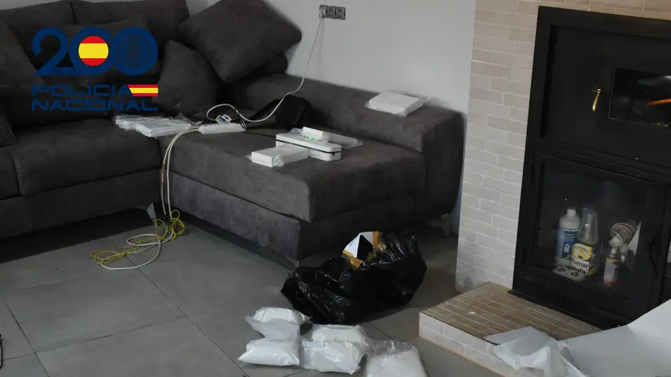 Desmantelan laboratorio de cocaína en Granada con 16 kilos incautados
