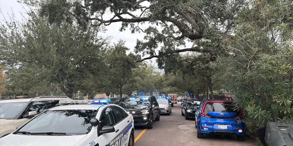 Police chase ends in standoff near Charleston middle school, one arrested