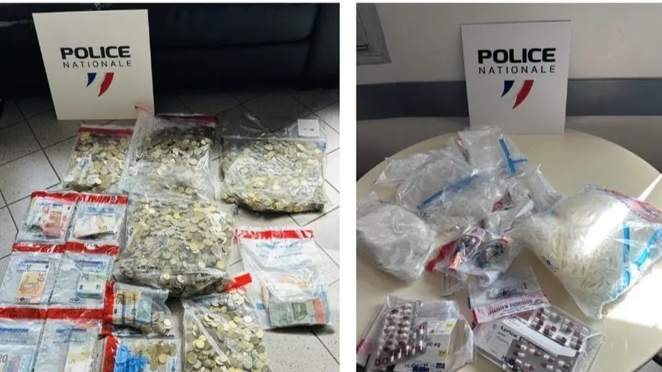 Trafic de stupéfiants démantelé à Toulouse : 25 kg de pièces de monnaie saisis chez les dealers