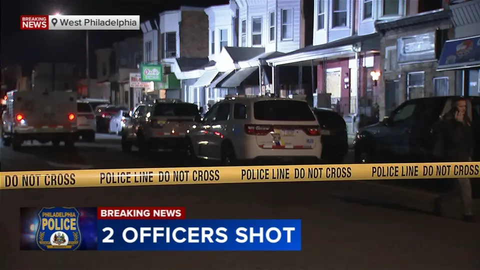 Two officers shot in West Philadelphia; suspect arrested after standoff