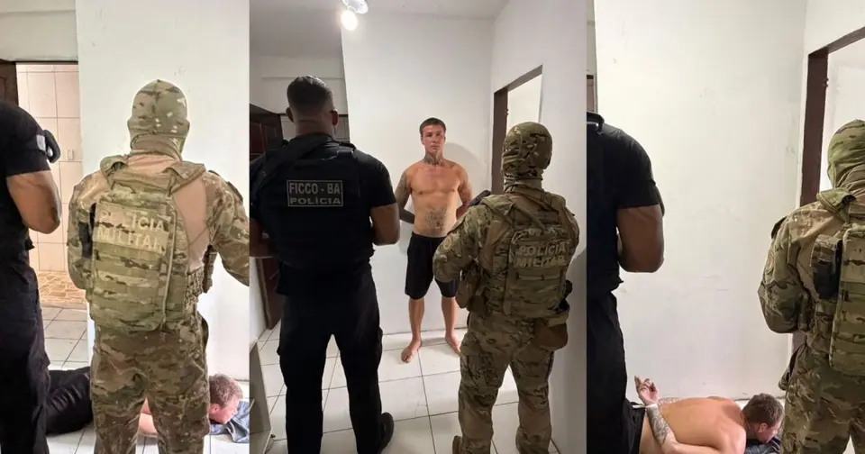 Russian fugitive arrested in Salvador on suspicion of trafficking in arms and drugs in Bahia