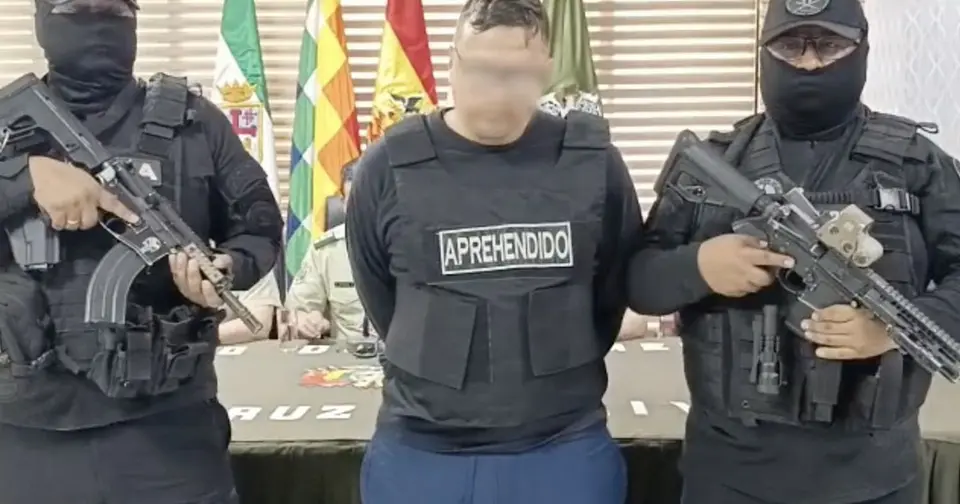Miembro del PCC detenido en Santa Cruz será expulsado de Bolivia