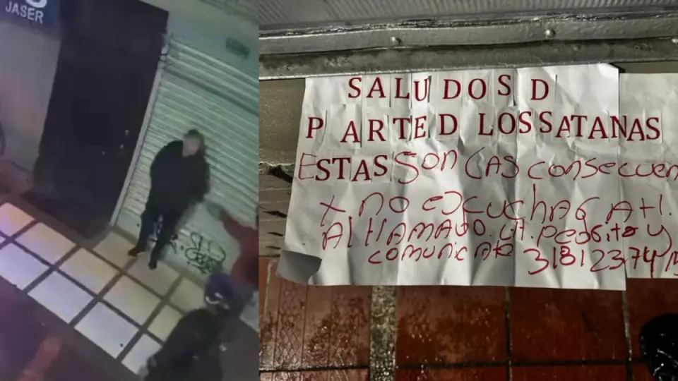 Nightclub security guard murdered in Engativá after receiving extortion leaflet from Los Satanás