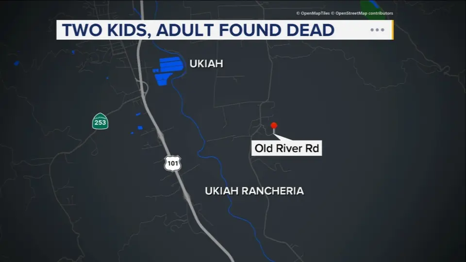 Father kills two children in suspected murder-suicide near Ukiah, California