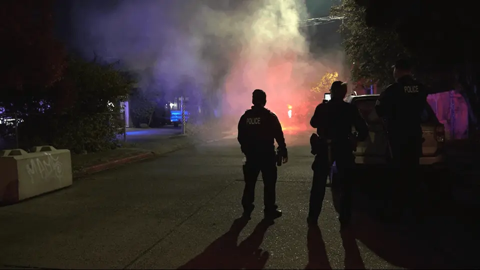 Security guard shot dead in drive-by at Seattle strip club, car later set ablaze
