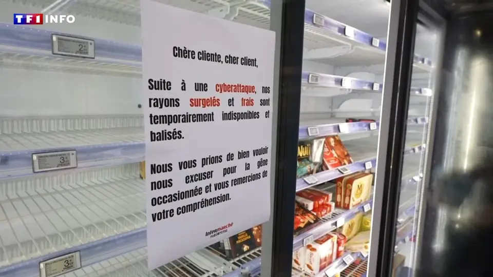 Cyberattaque contre la chaîne du froid : 250 supermarchés français vidés