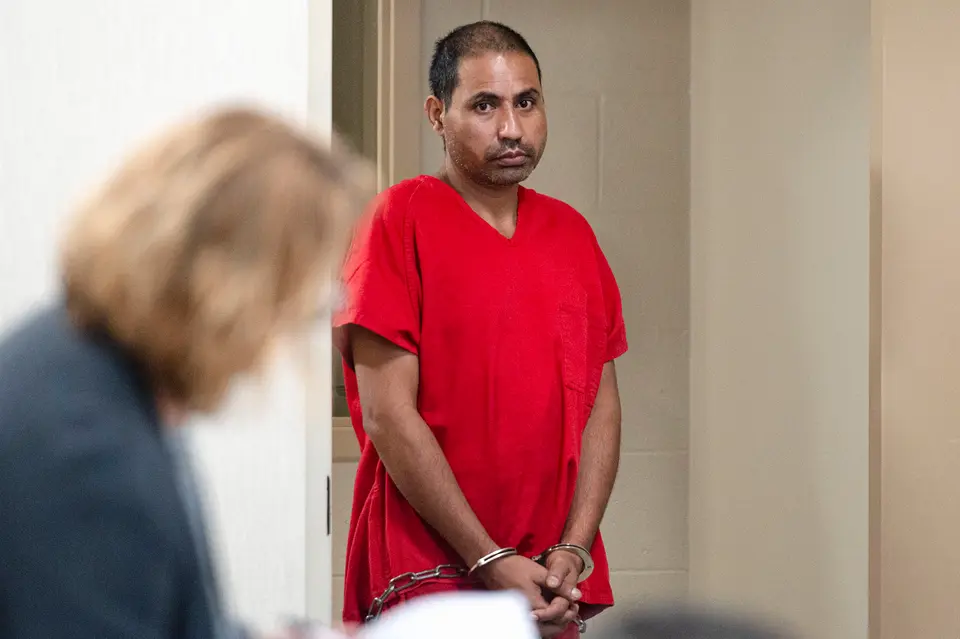 Burlington man pleads not guilty to beating wife to death with flashlight