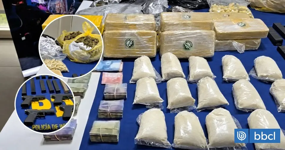Drug trafficker "Watón Nacho" arrested in Lampa with over $200 million in drugs and firearms