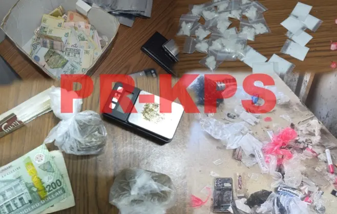 Drie aanhoudingen na drugsrazzia's in Paramaribo-Noord, 174 gram in beslag