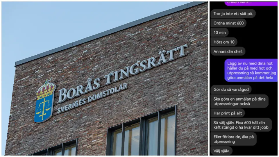 Kvinna från Mark dömd till tio månaders fängelse för bedrägeri och utpressning