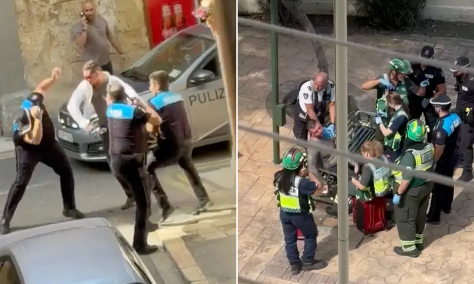 Valletta assault on police: inspector recounts punches and death threats in court