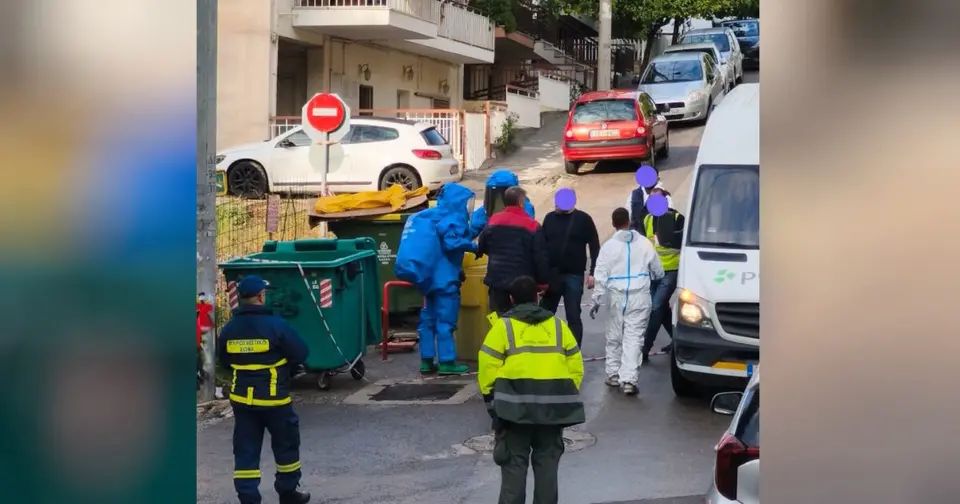 Arrest of 62-year-old in Agios Dimitrios – Container with hydrogen sulphide in rubbish bin