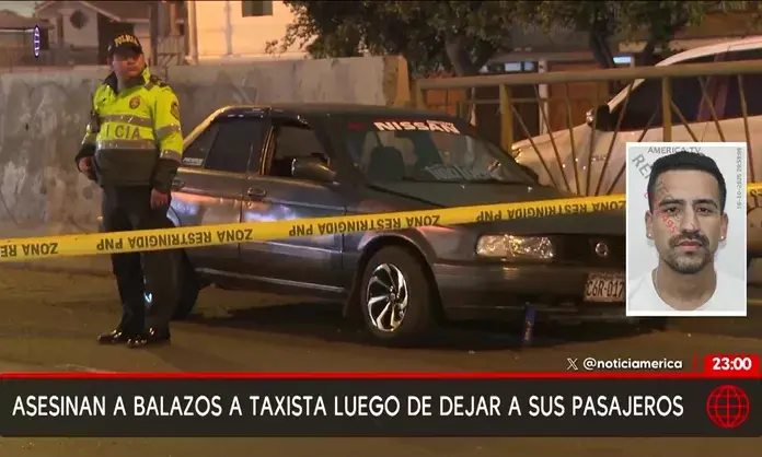 Taxista asesinado a balazos en avenida Colonial de Cercado de Lima