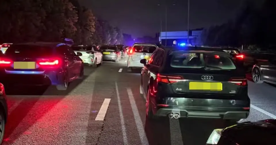 Motorcyclist killed on M56 after fleeing police pursuit on foot near Junction 4