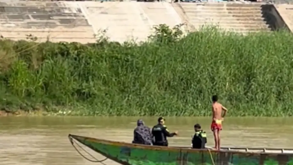 Capturado en canoa tras lanzarse al río Sinú para huir de la Policía en Montería