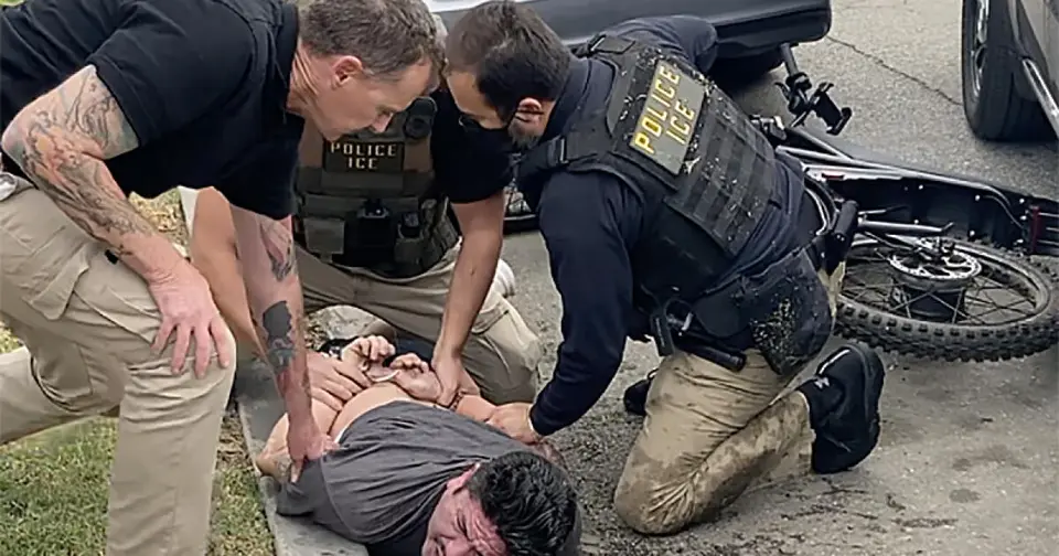 ICE agents break US citizen's arm during Long Beach detention, sparking outrage