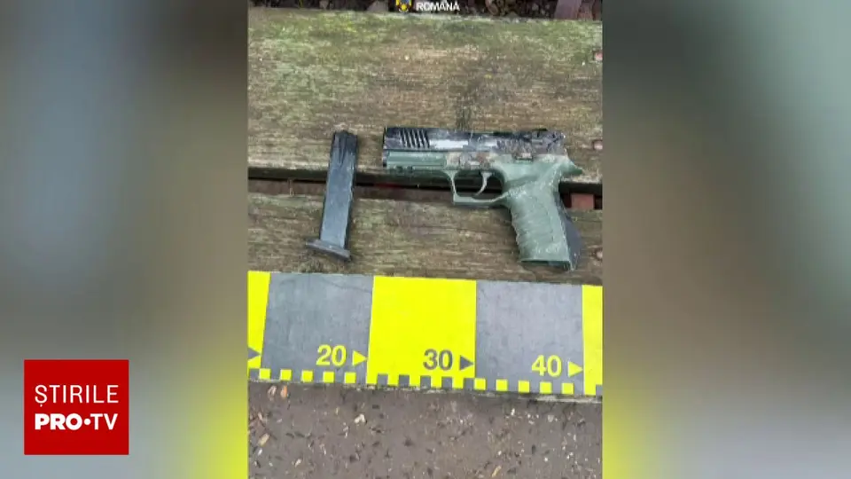 Atac armat în Urziceni: doi arestați, al doilea pistol încă negăsit