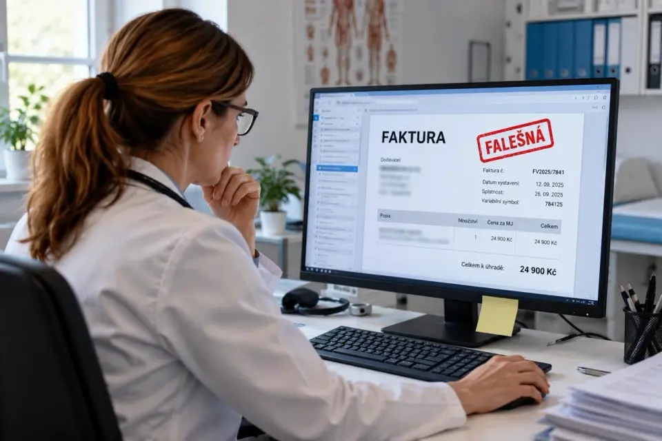 Podvodné faktury cílí na lékaře v Karvinsku, škoda přes 31 000 Kč