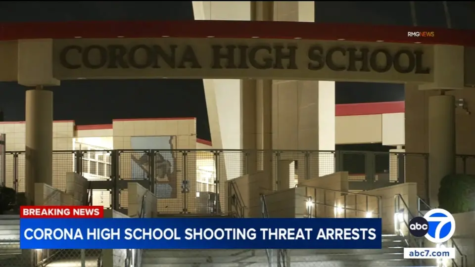 Two 15-year-old girls arrested over shooting plot at Corona High School