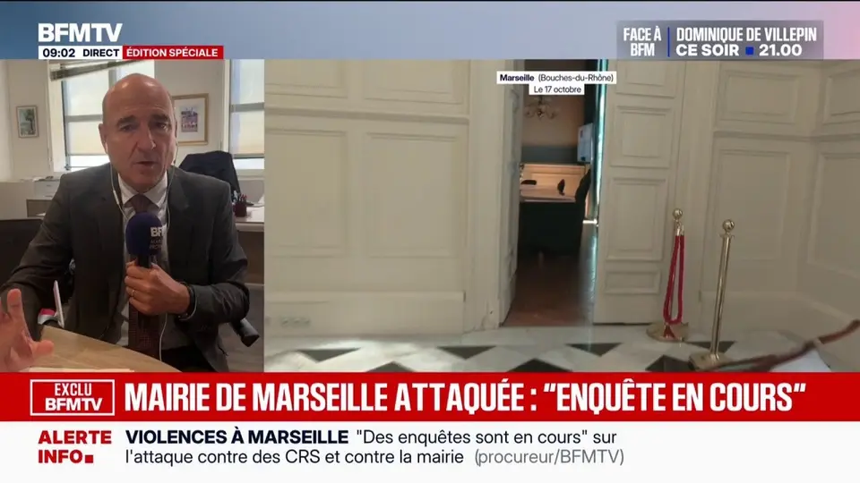 Attaque de la mairie de Marseille : le procureur évoque un acte concerté