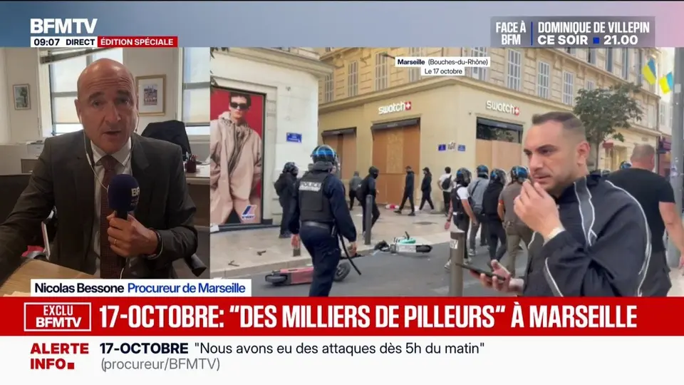 Attaque d'un car de CRS et incendie à Marseille : enquête en cours sur les commanditaires