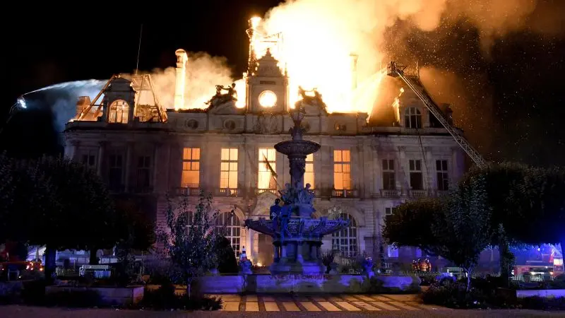Far-left arsonist charged with attempted murder of police officer after Limoges town hall blaze