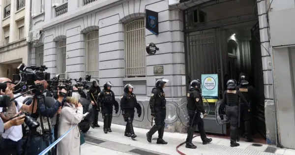 Policeman taken hostage after prison brawl at Buenos Aires custody facility