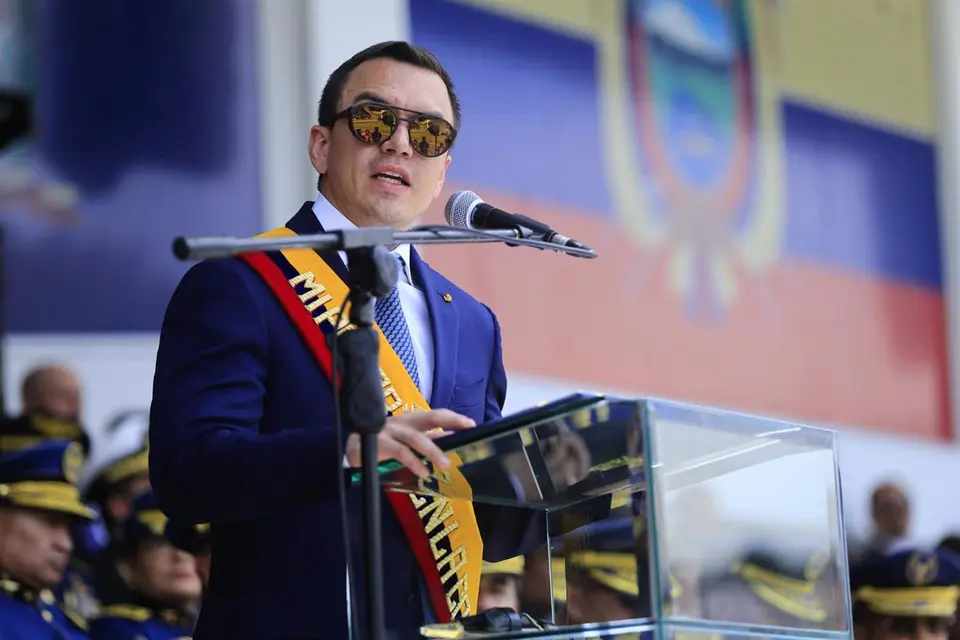 Noboa acusa a Petro de integrar red de narcotráfico desmantelada en Ecuador
