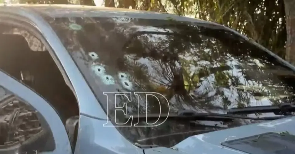 Balacera en Concepción deja un herido y camioneta baleada; investigan a presuntos brasileños
