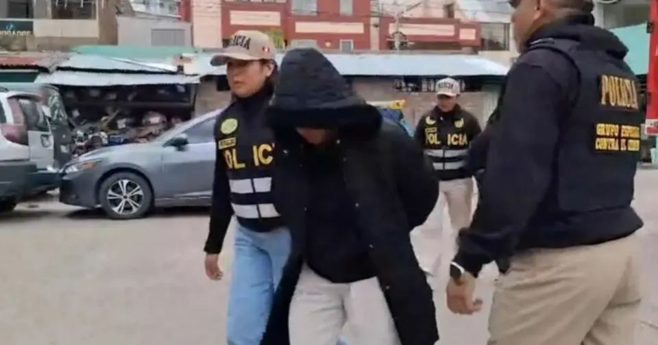 Suboficial PNP detenido por integrar banda criminal 'Los Intocables del Centro' en Huancayo
