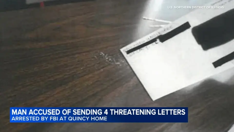 Illinois Man Charged After Mailing White Powder Letters to Four US Congress Members