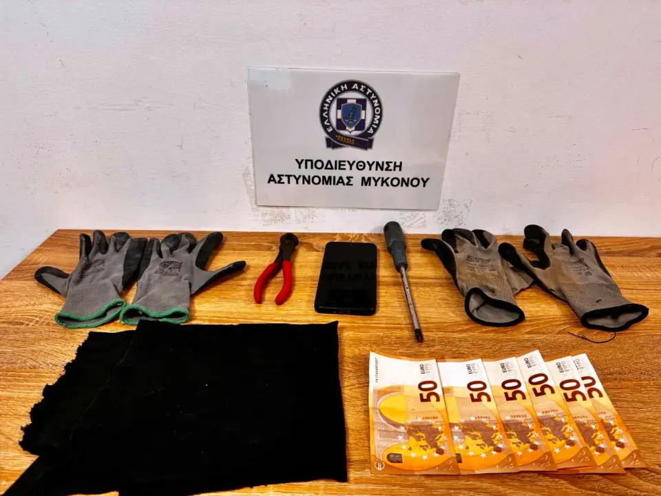 Arrest of two foreigners in Mykonos for thefts from building sites