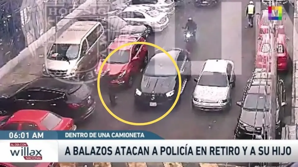 Policía retirado y su hijo baleados en plena vía pública en Cercado de Lima
