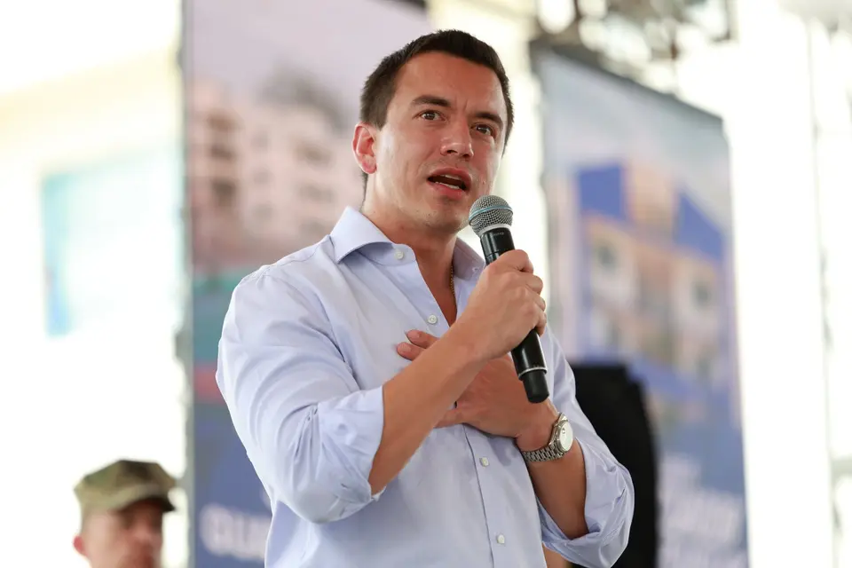 Noboa acusa a Luisa González de vínculos con crimen organizado y narcofinanciamiento