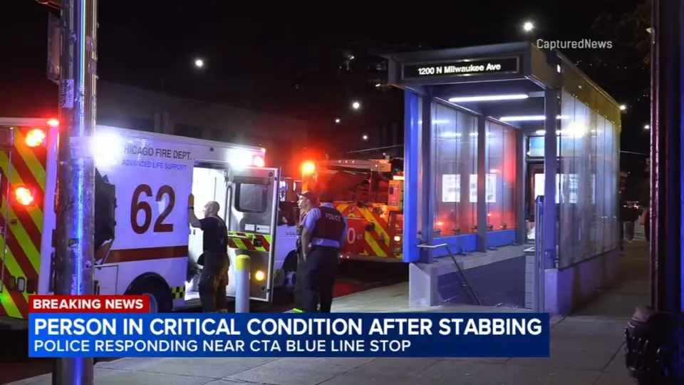Man stabbed in neck and back at Chicago CTA Blue Line station, suspect arrested