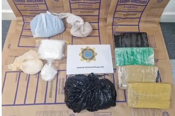 €644k cocaine and heroin seized at Limerick home, woman in her 40s arrested