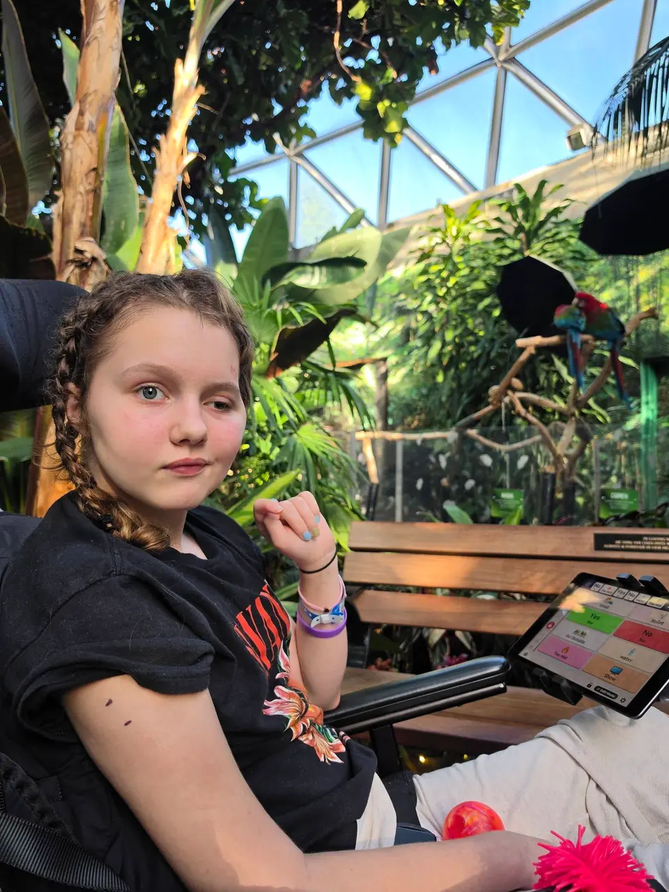 Tumbler Ridge shooting survivor Maya Gebala leaves hospital for Vancouver garden visit