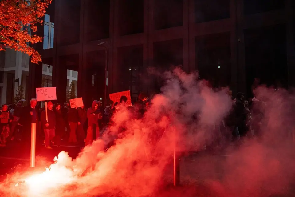 Clashes in Frankfurt: Several police officers injured during demonstration