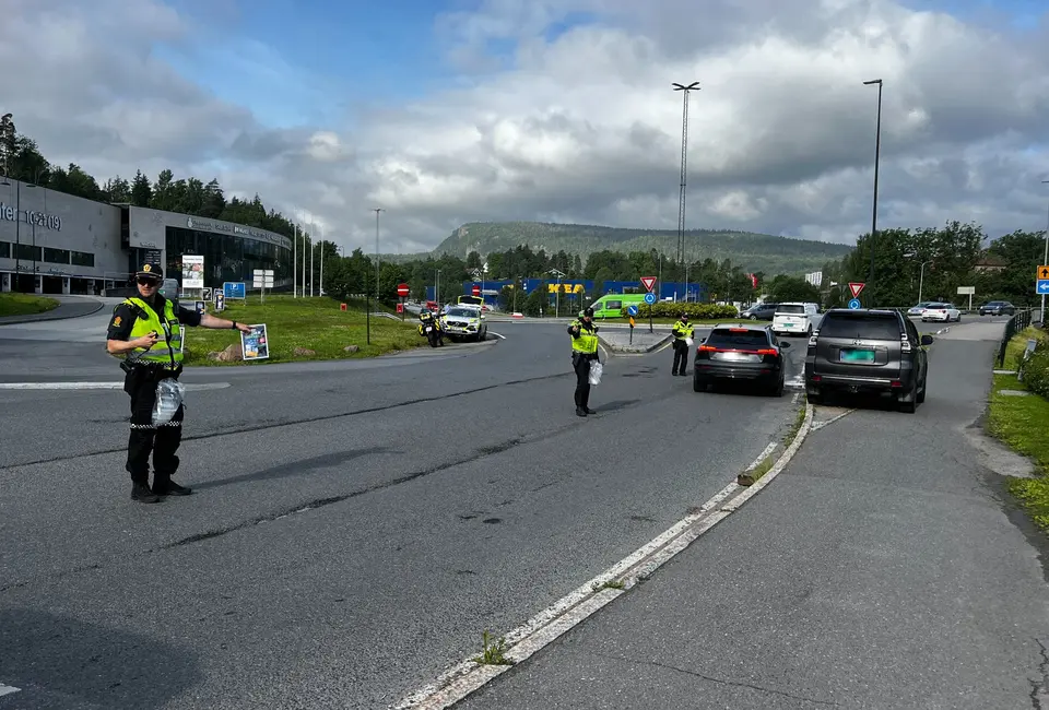 Drink-drive check at Slependen: Several drivers stopped after football celebration