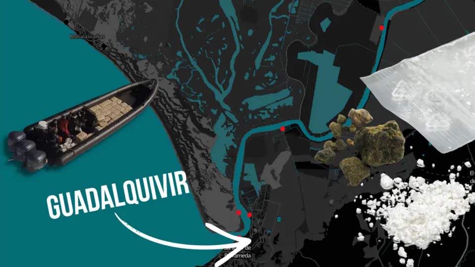 Drug trafficking on the Guadalquivir: more than 11 tonnes of cocaine seized since 2022